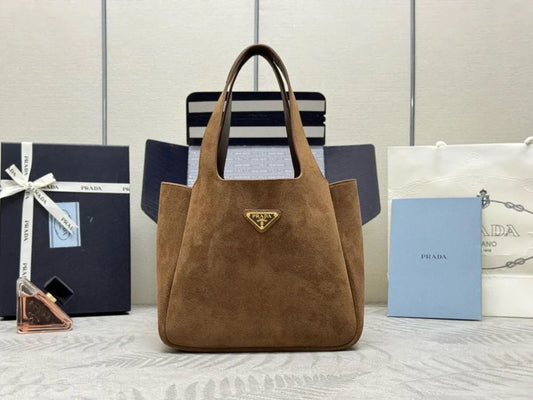 Prada Suede Large Tote bag