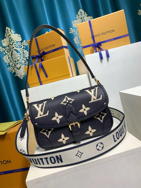 Louis Vuitton Diane PM navy blue