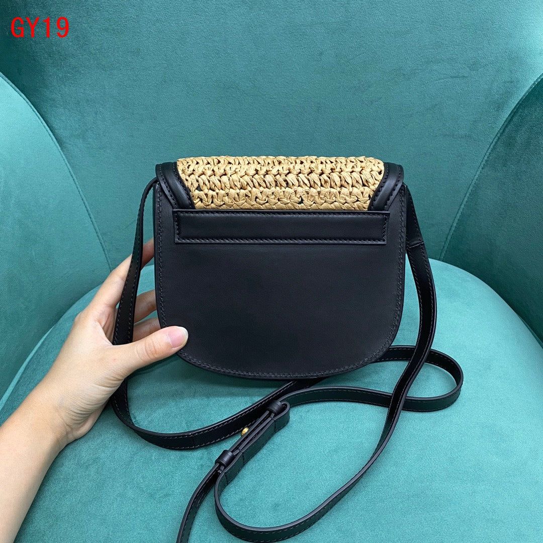YSL Kaia Raffia bag