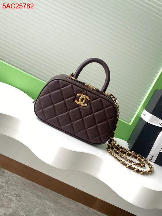 Chanel Leather Mini Bowling bag