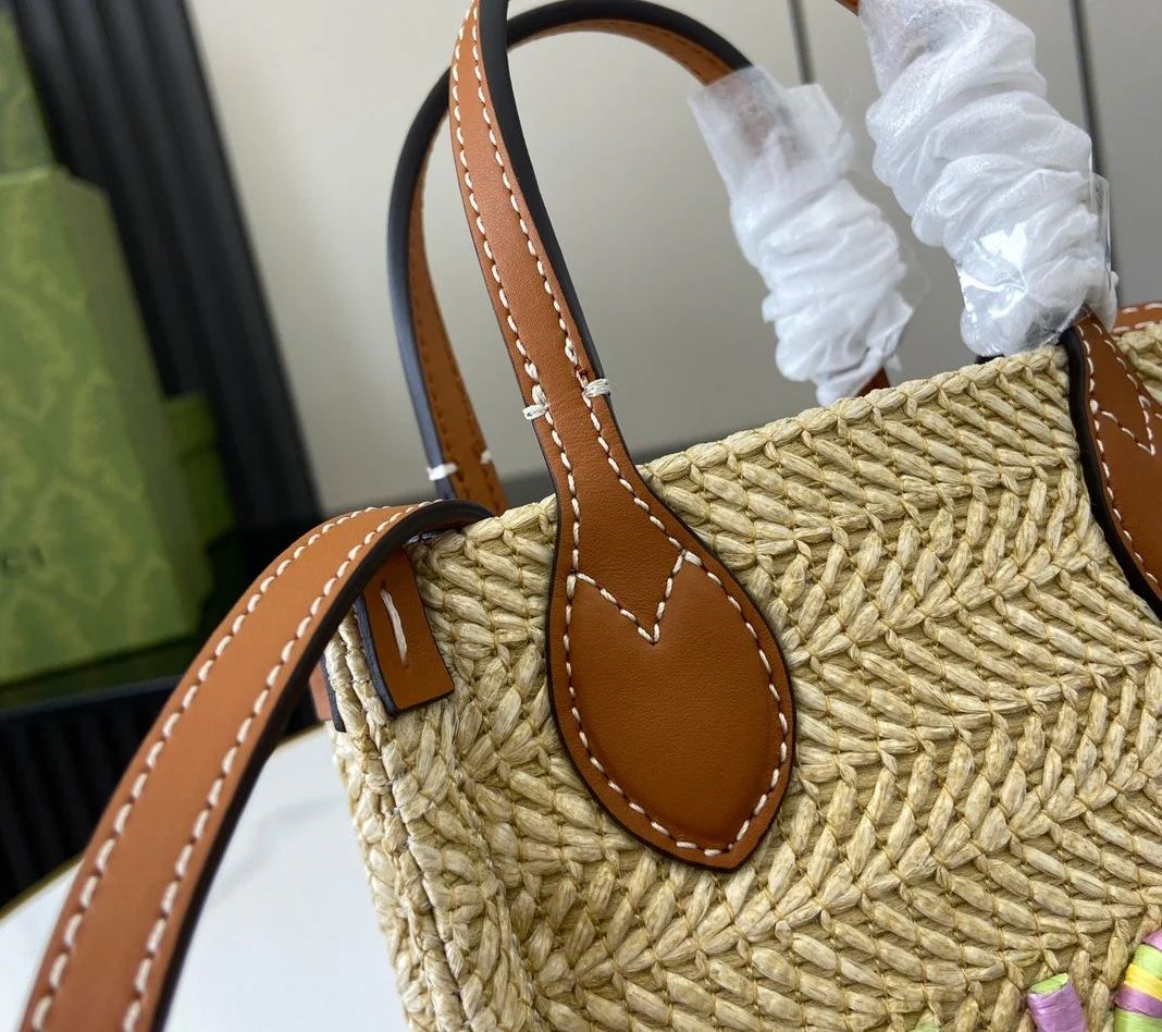 Gucci Lido Straw bag