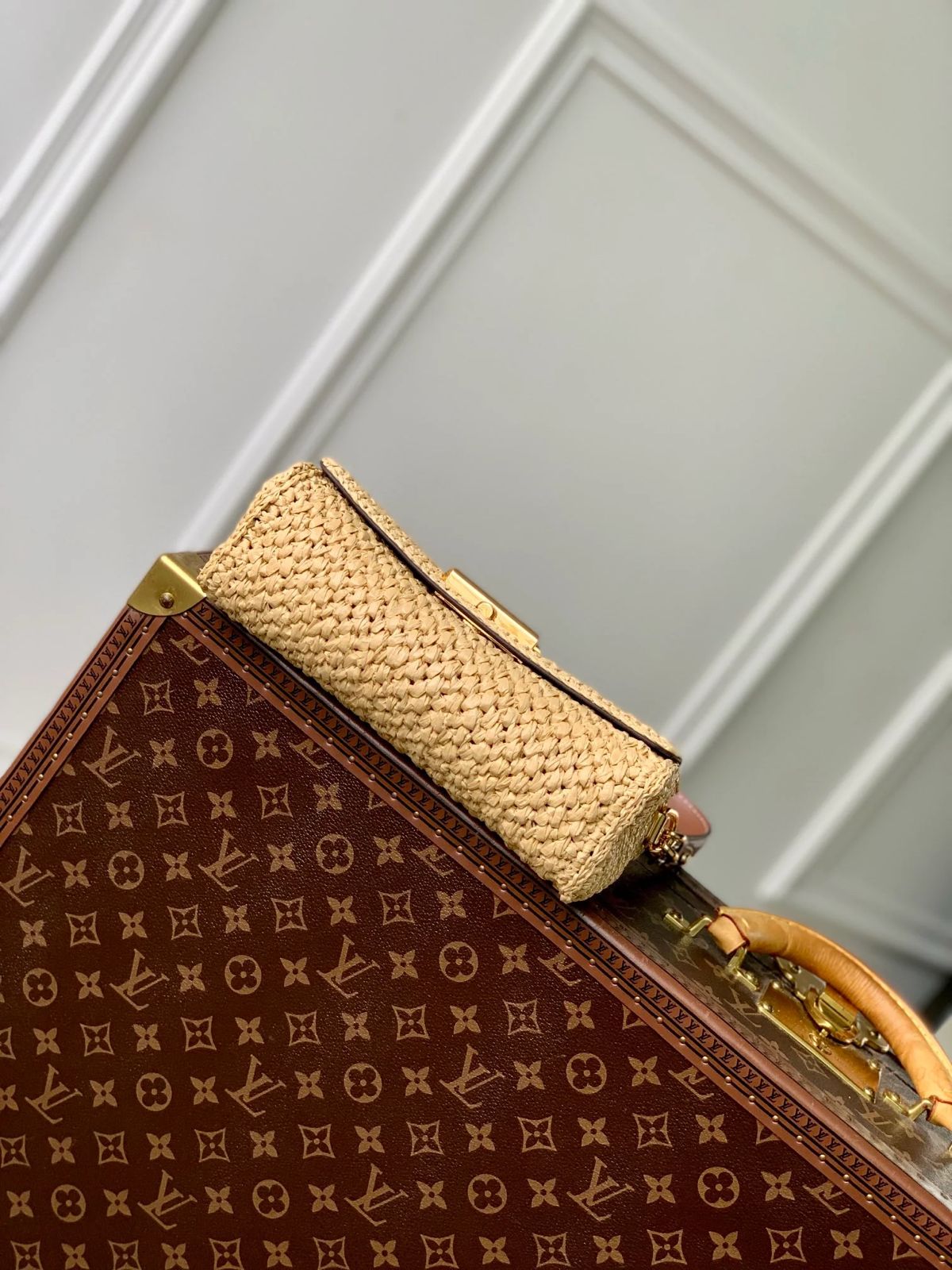 Louis Vuitton Twist West bag in raffia