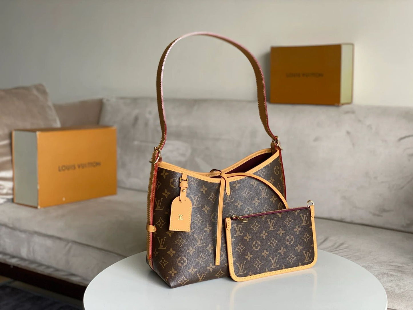 Louis Vuitton CarryAll Bag PM and MM Sizes