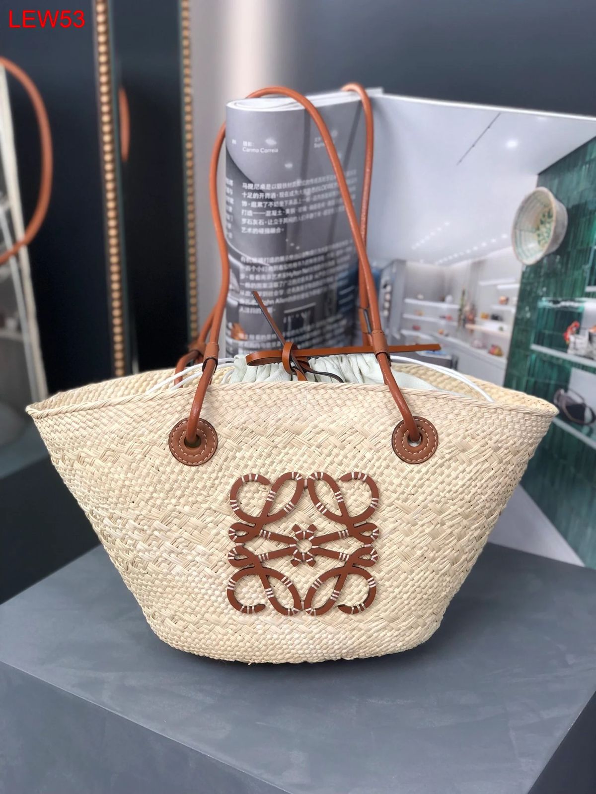 Loewe Anagram Basket tote