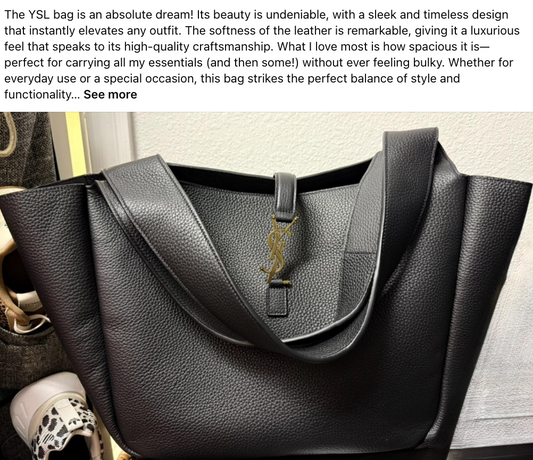 A review of YSL LE 5 À 7 BEA in Grained leather