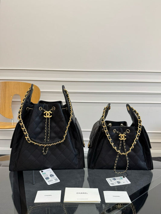 Chanel 25 Small and Medium in Grain leather