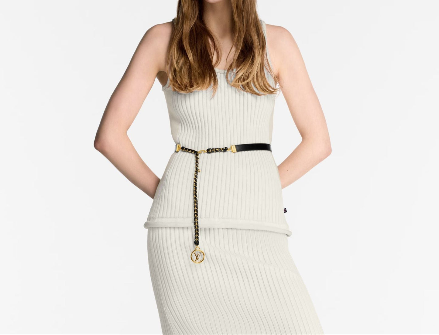 Louis Vuitton Braided chain Belt Monogram