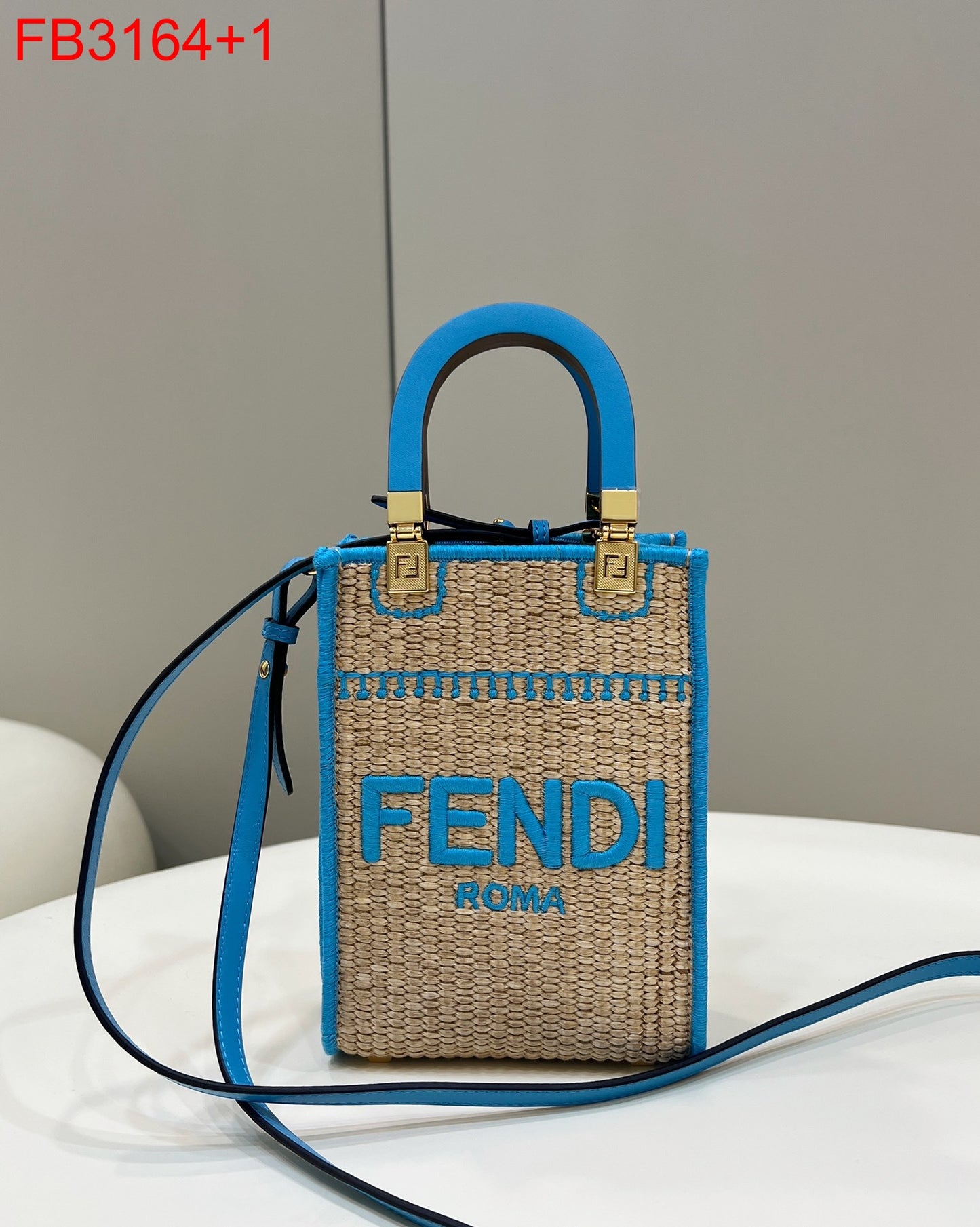 Fendi Mini Sunshine Shopper Bag