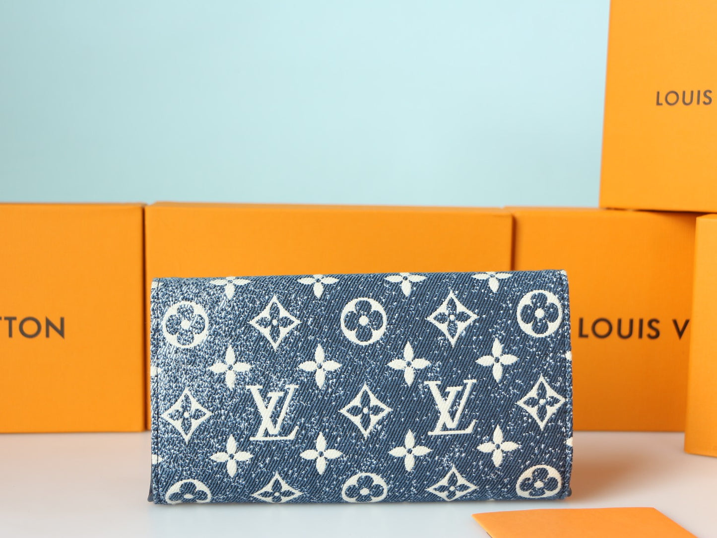 Louis Vuitton Denim Long Wallet