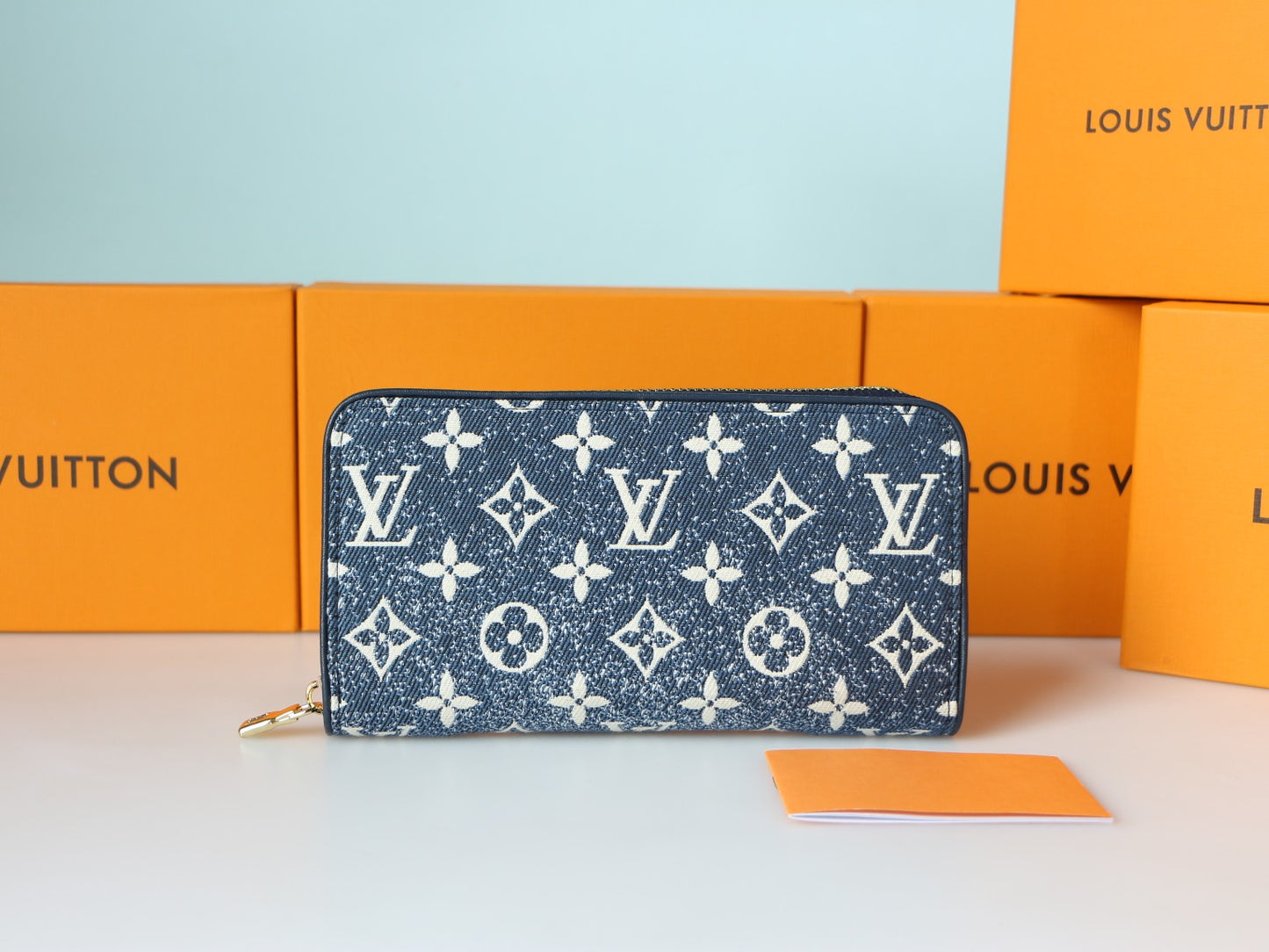 Louis Vuitton Denim Zippy Wallet