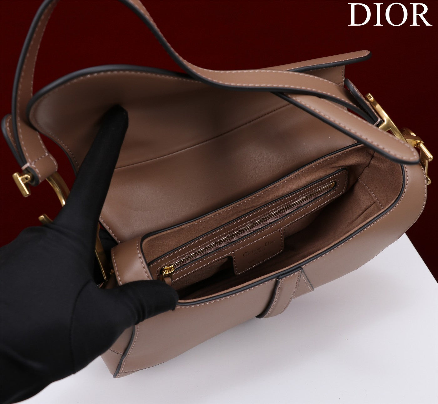 Dior Saddle Calfskin leather