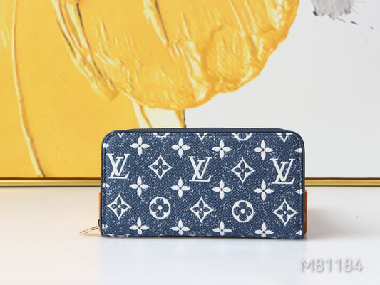 Louis Vuitton Denim Zippy Wallet