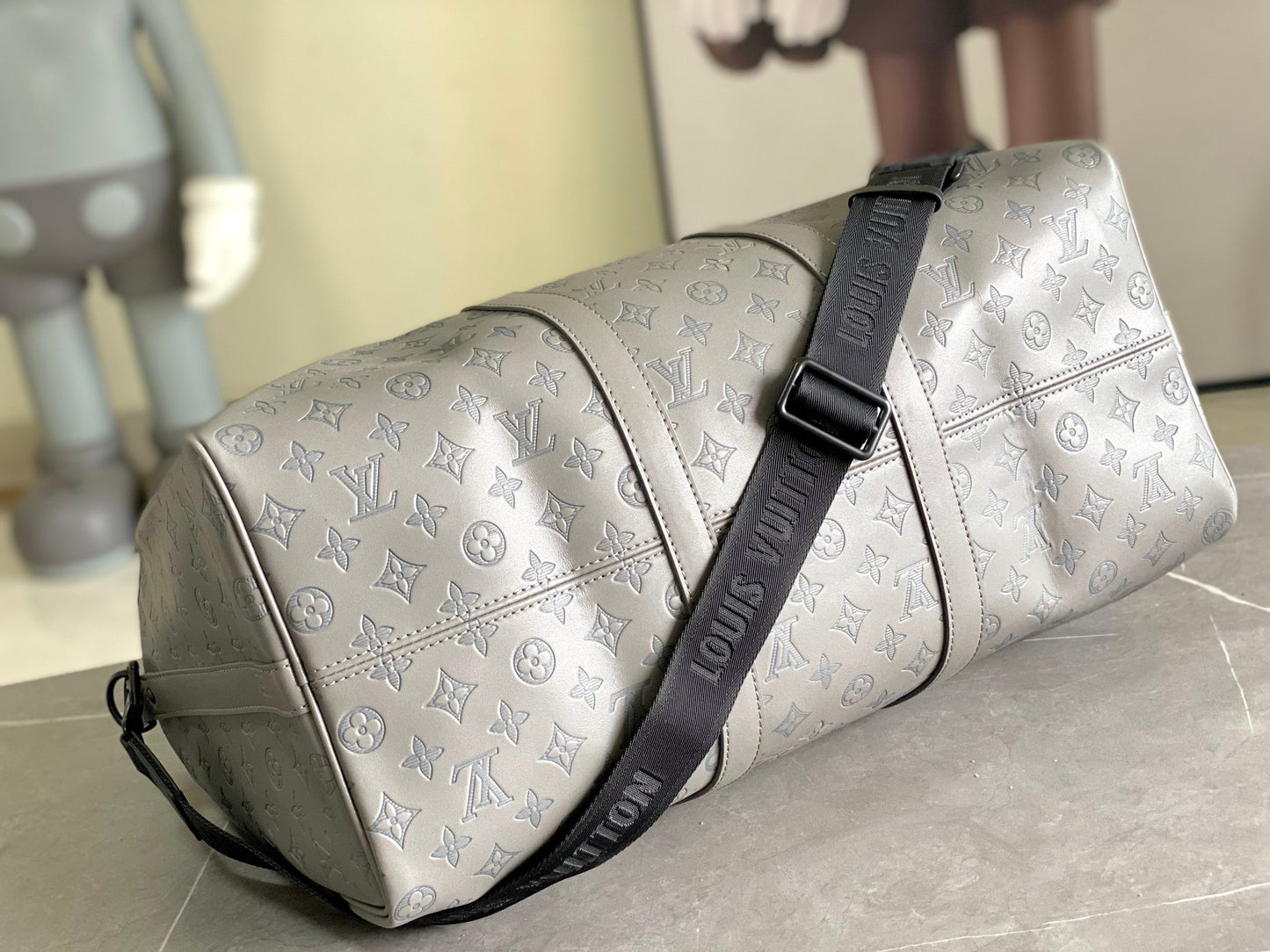 Louis Vuitton Monogram Shadow Keepall 50