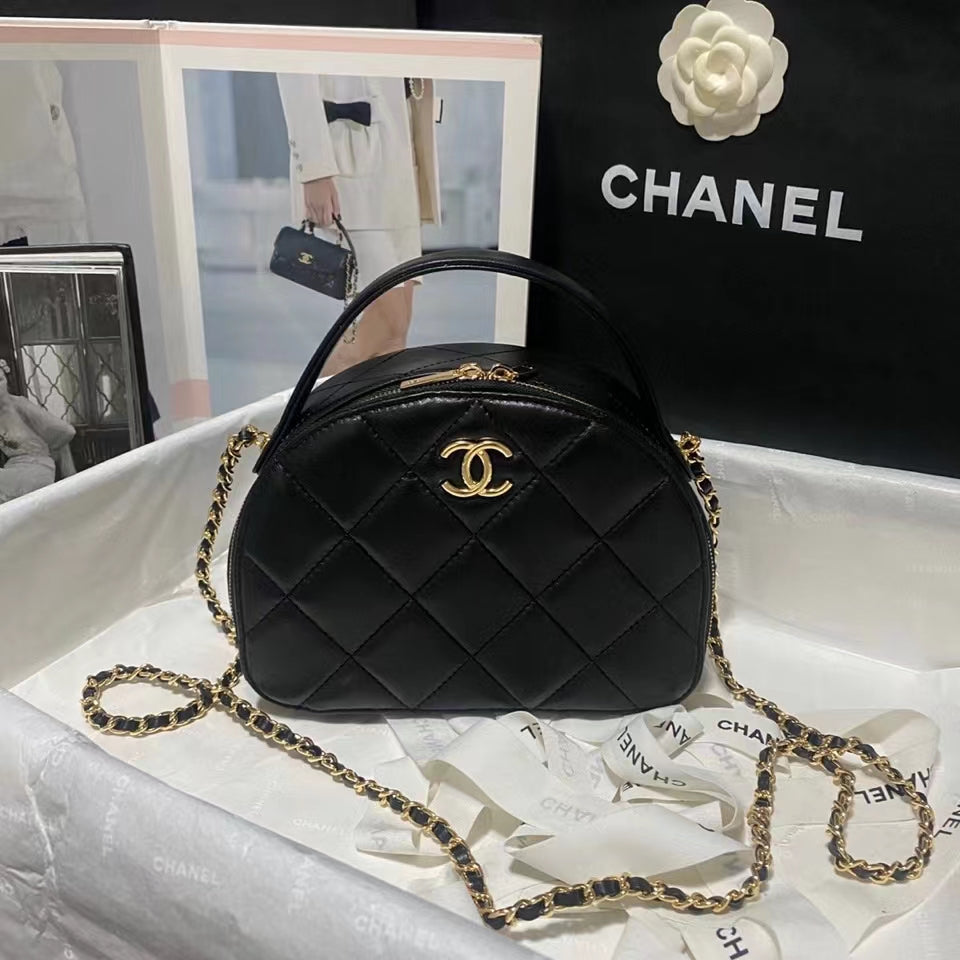 Chanel Round Top Handle Bag
