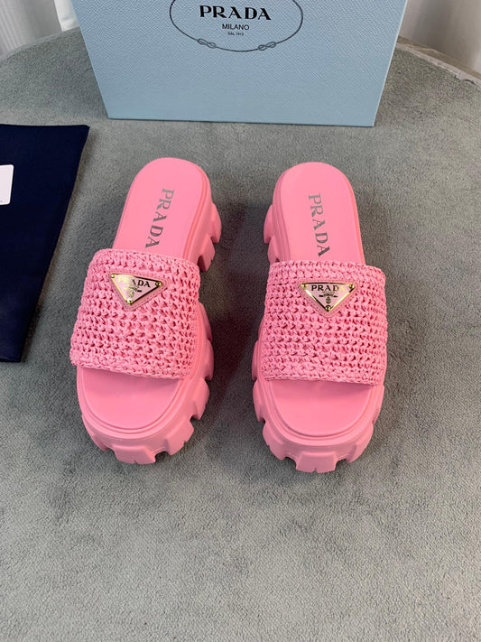 Prada Platform Slides