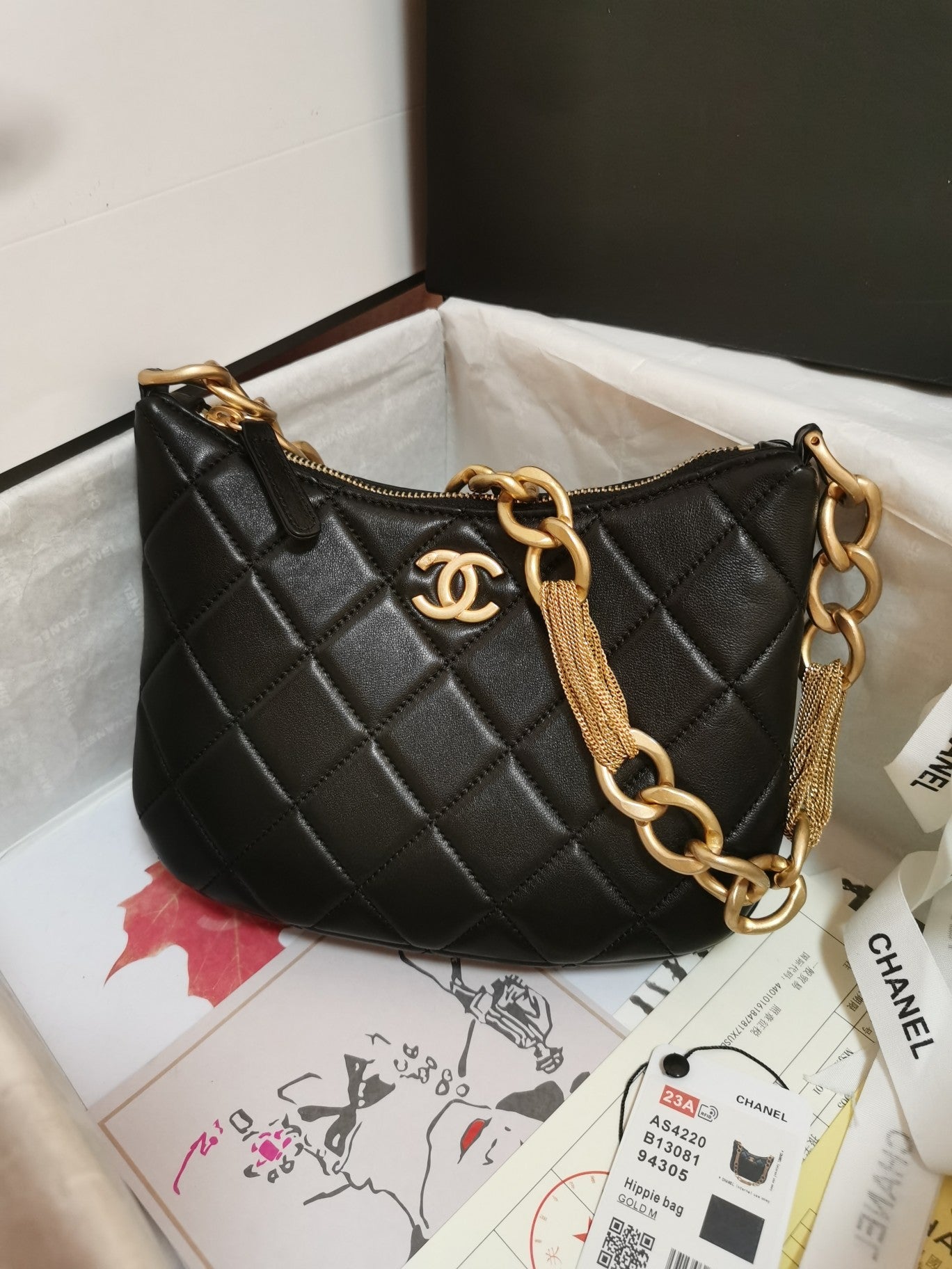 Chanel Hobo Handbag