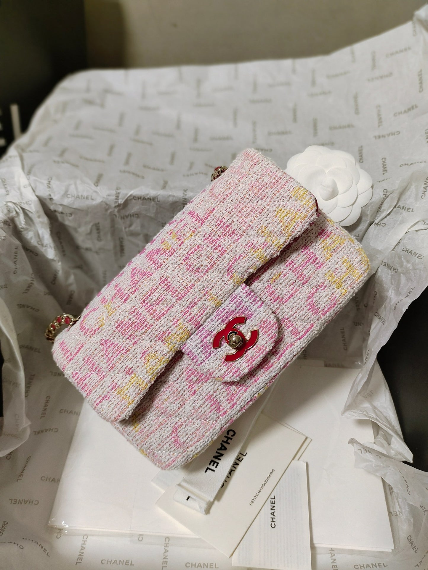 Chanel Tweed Classic flap bag