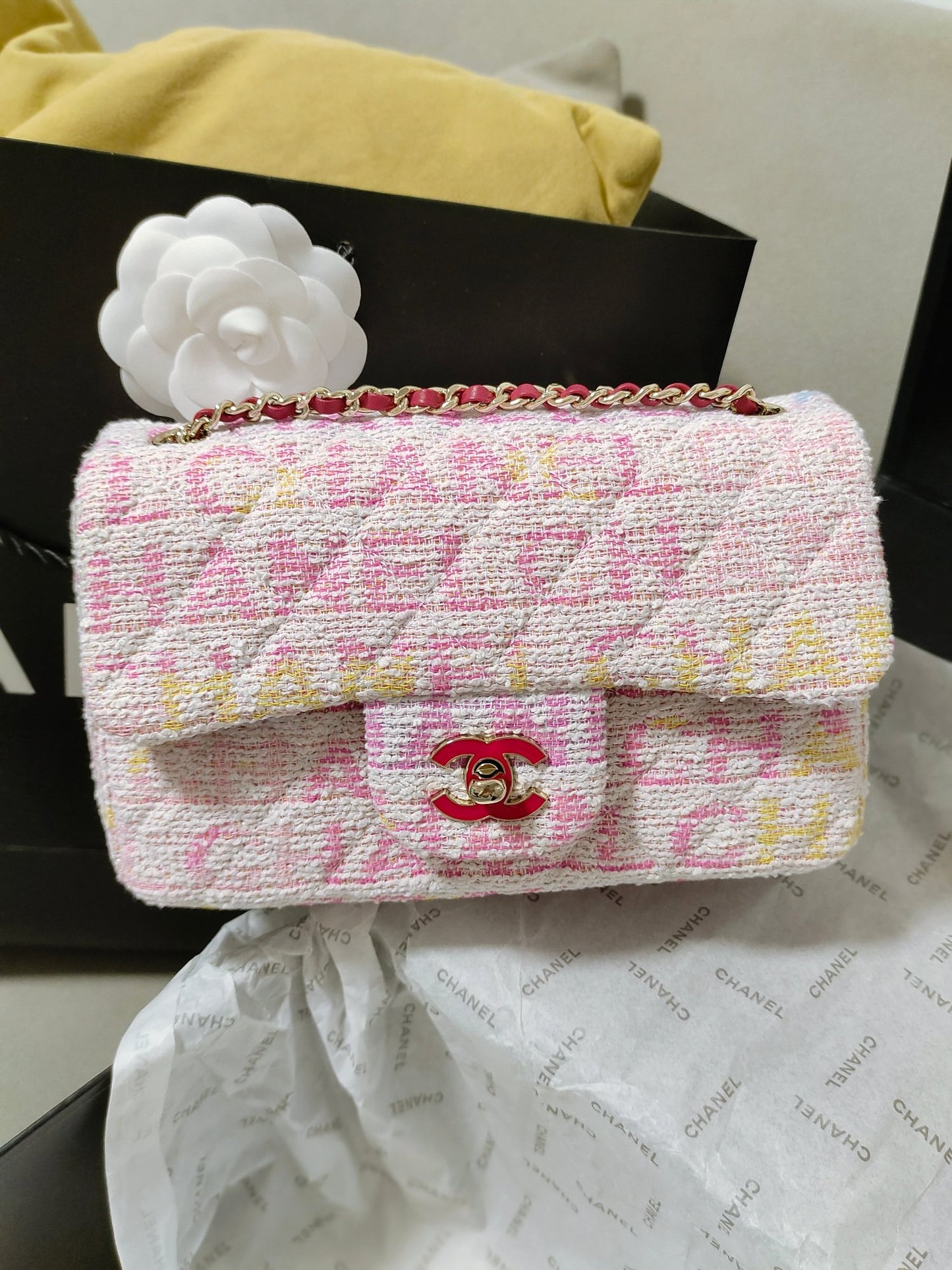 Chanel Tweed Classic flap bag