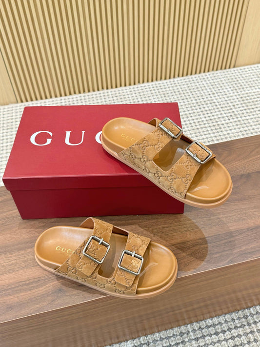 Gucci Suede Slides