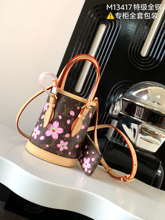 Louis Vuitton LV x TM Nano Bucket Cherry Blossom
