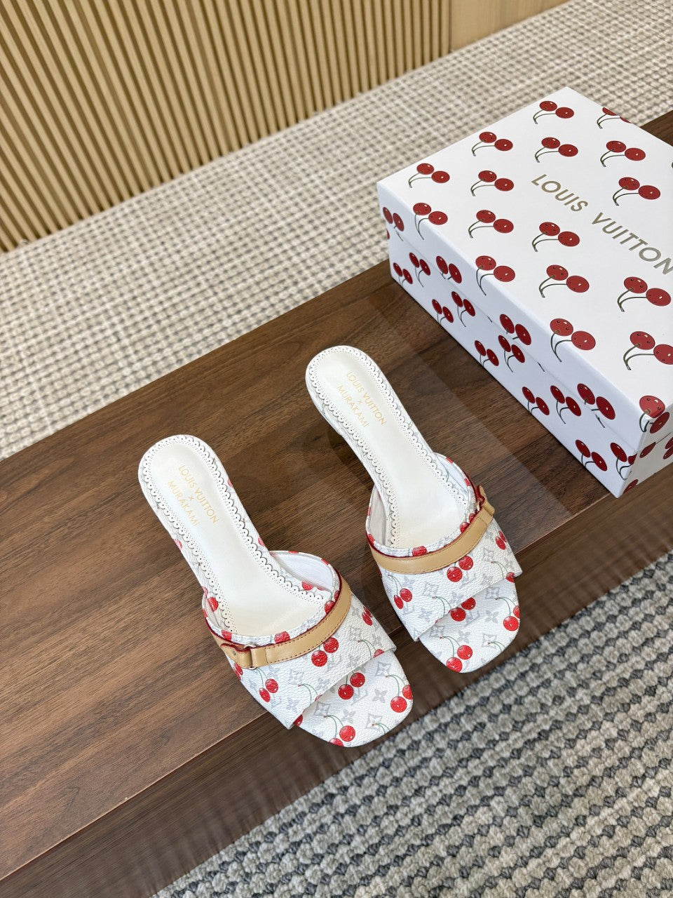 Louis Vuitton LV x TM cherry heel sandal