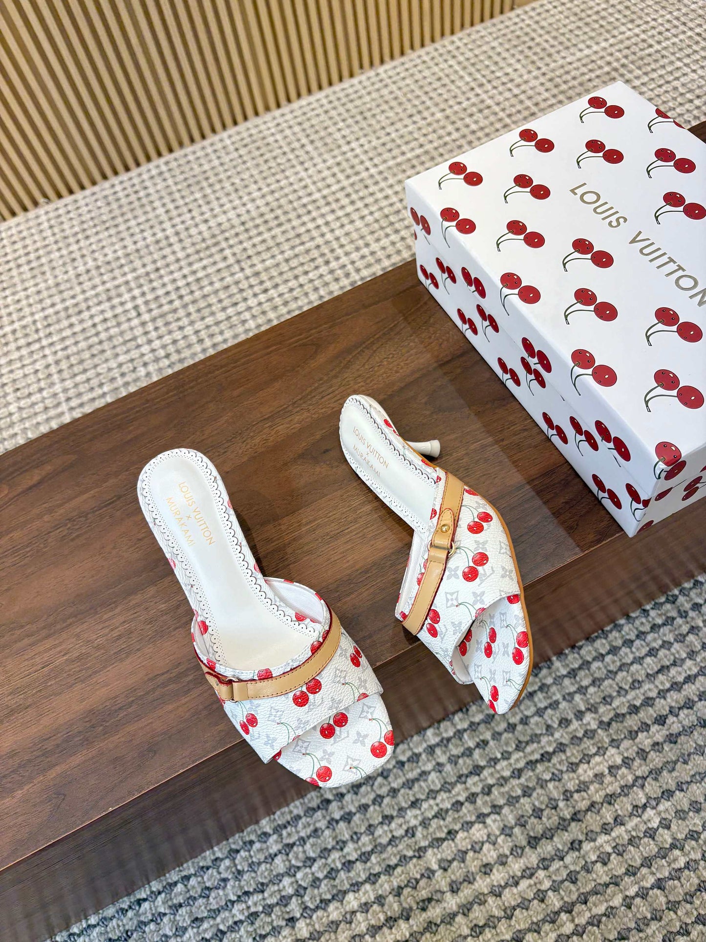 Louis Vuitton LV x TM cherry heel sandal