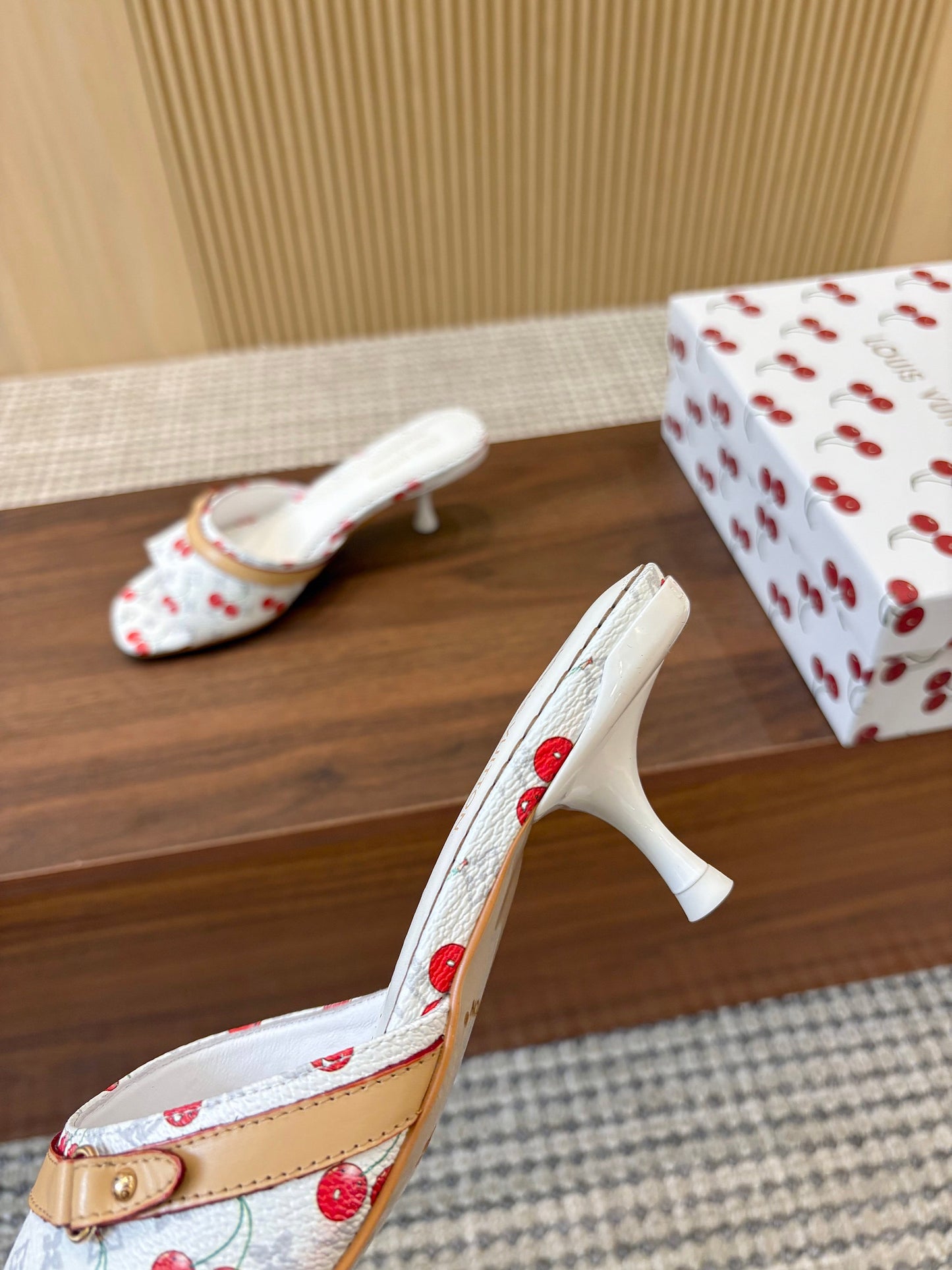 Louis Vuitton LV x TM cherry heel sandal