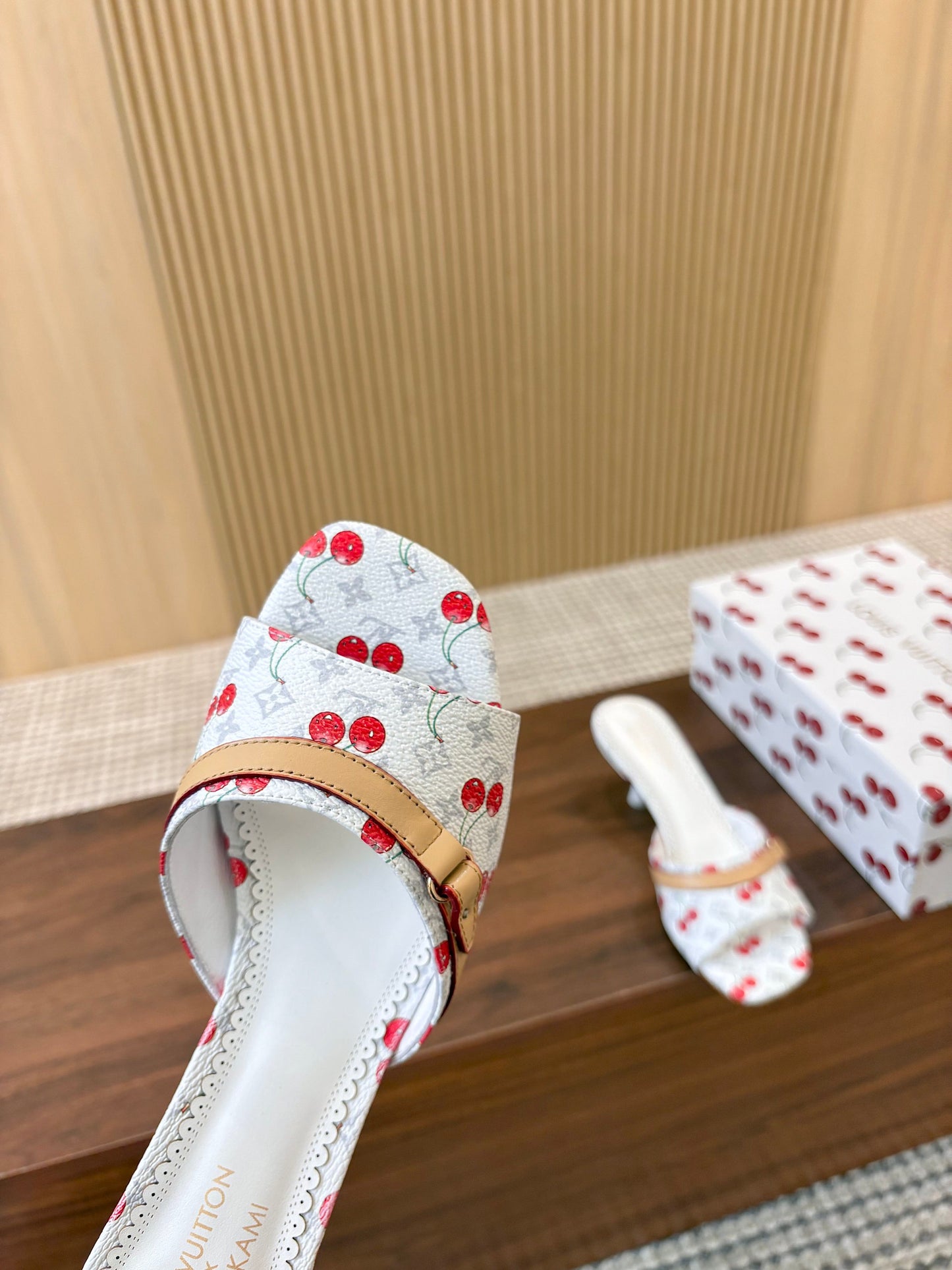 Louis Vuitton LV x TM cherry heel sandal