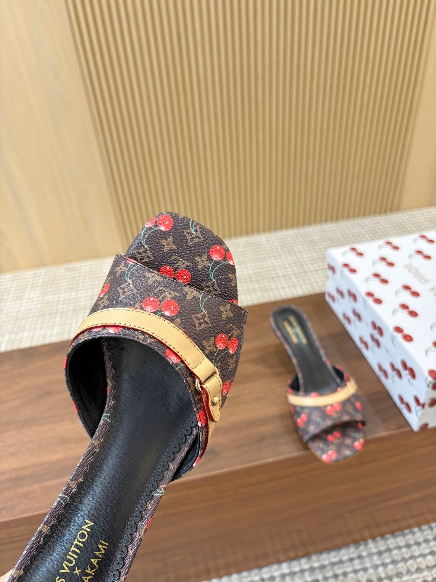 Louis Vuitton LV x TM cherry heel sandal