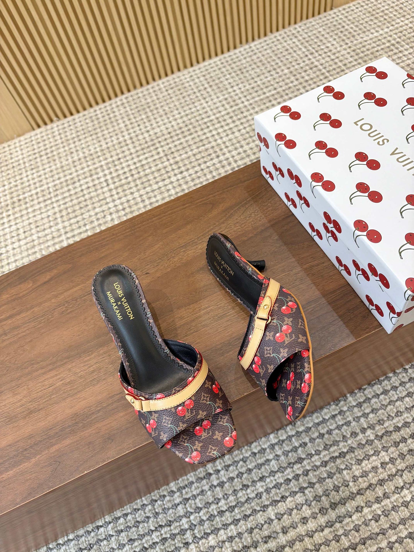 Louis Vuitton LV x TM cherry heel sandal