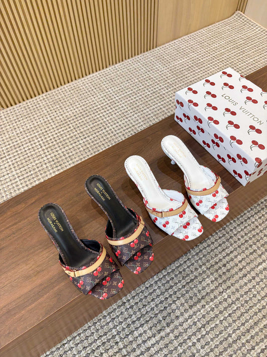 Louis Vuitton LV x TM cherry heel sandal