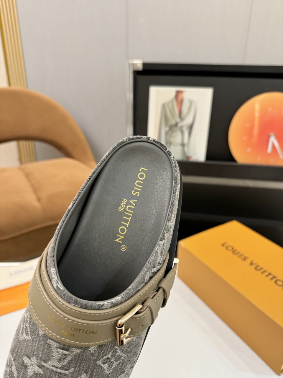 Louis Vuitton Denim Clogs