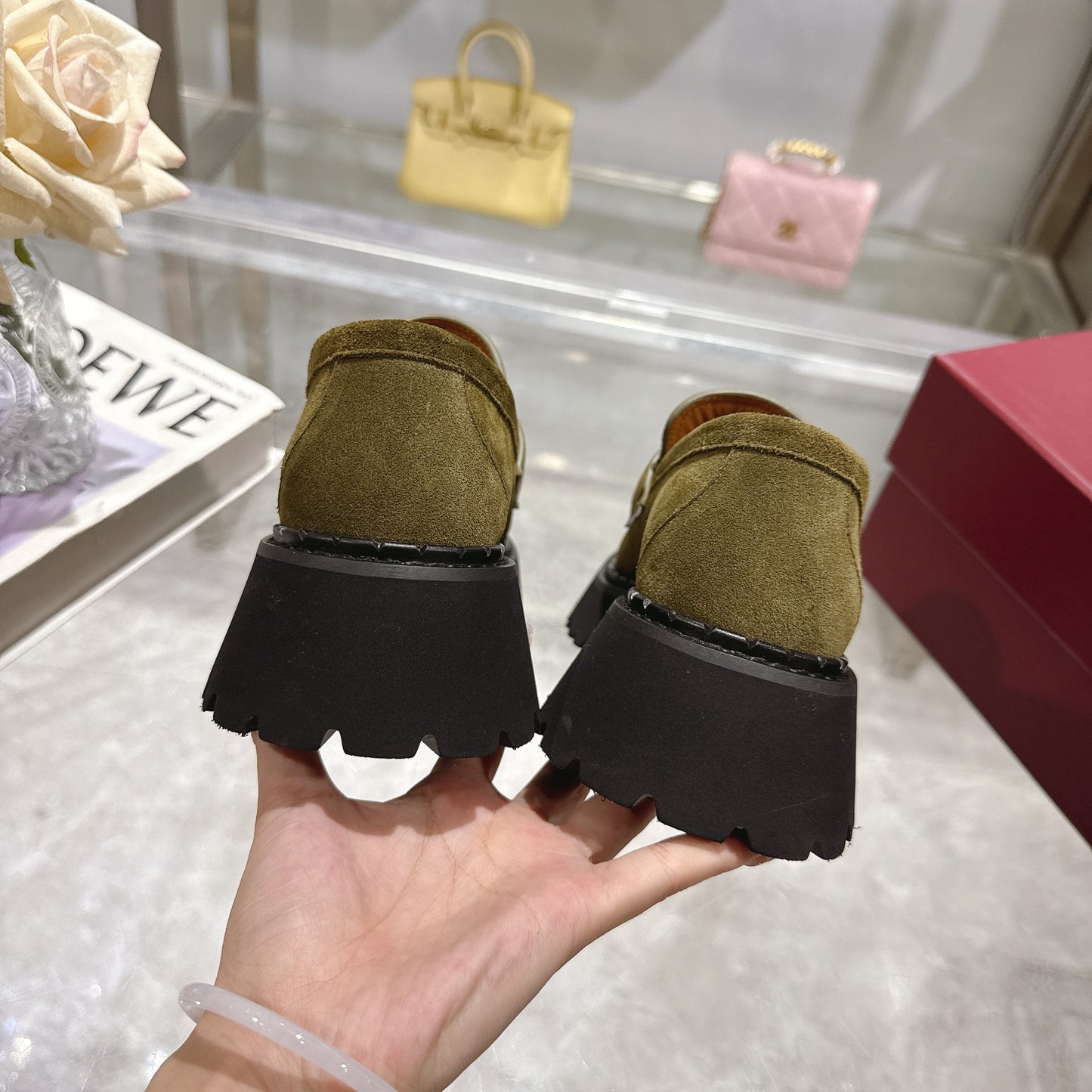 Gucci Suede Women's loafer with Horsebit