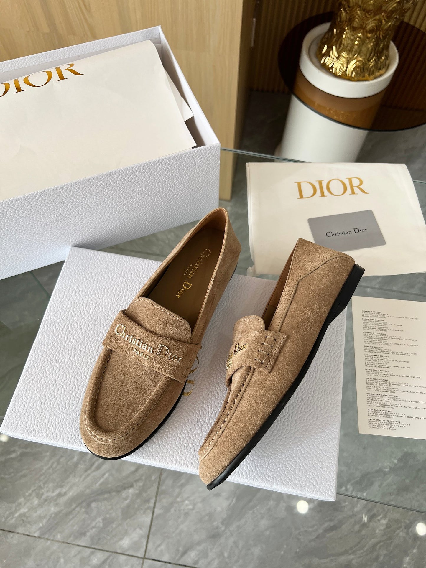 Christian Dior Suede flats