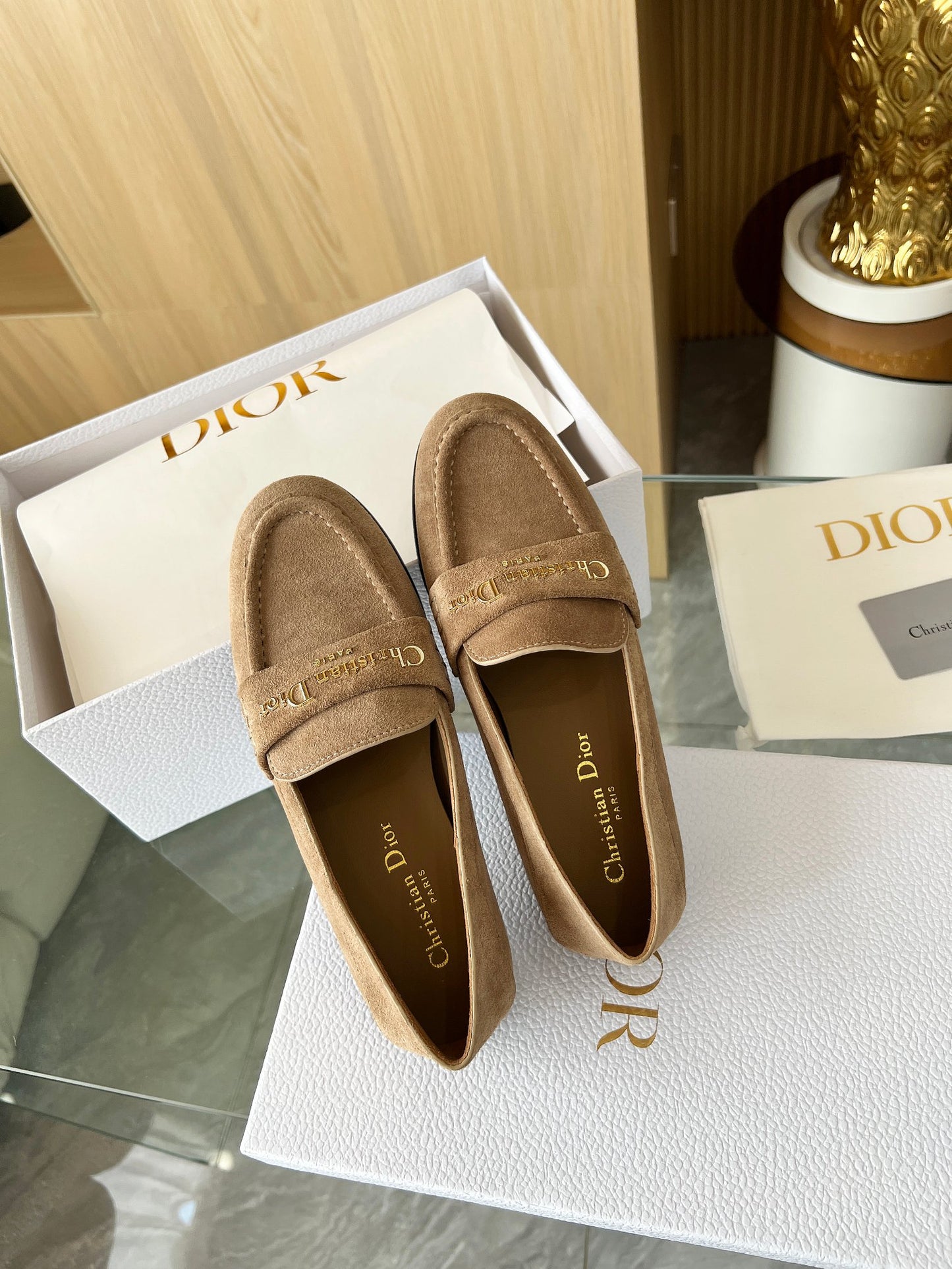 Christian Dior Suede flats