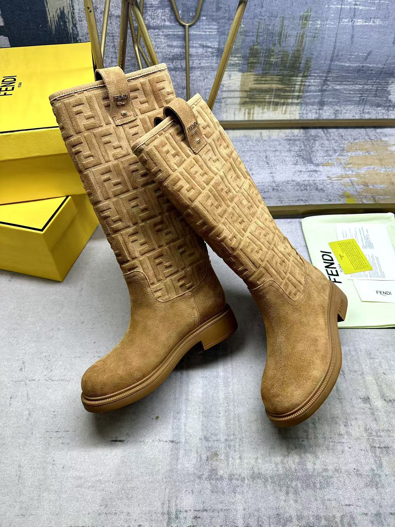Fendi Suede Boots
