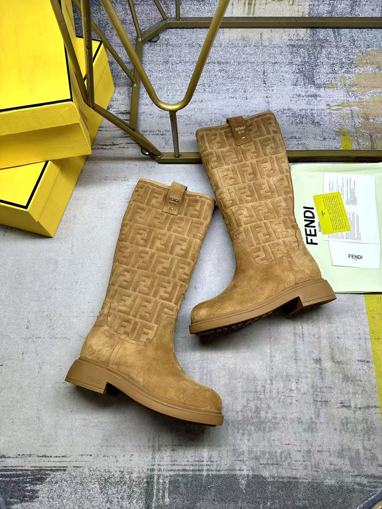 Fendi Suede Boots