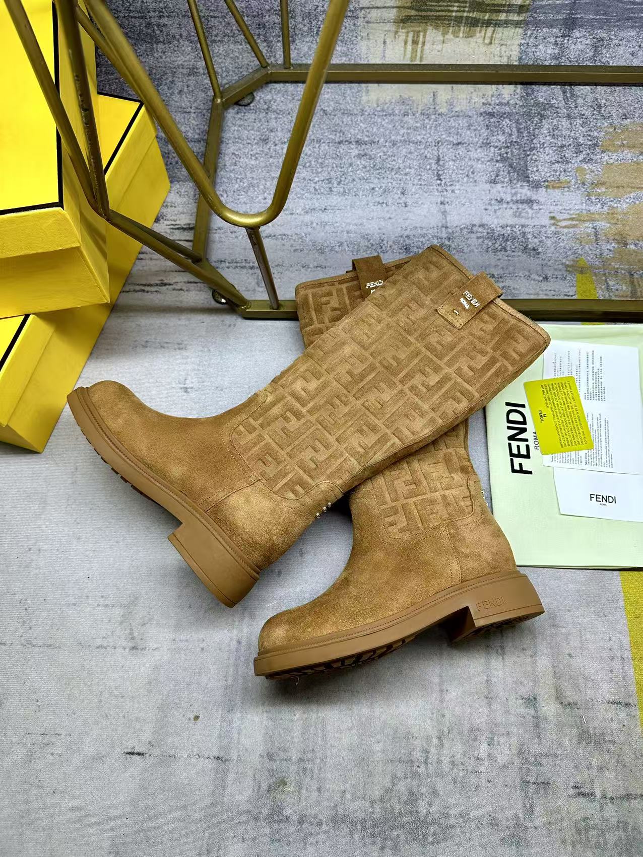 Fendi Suede Boots