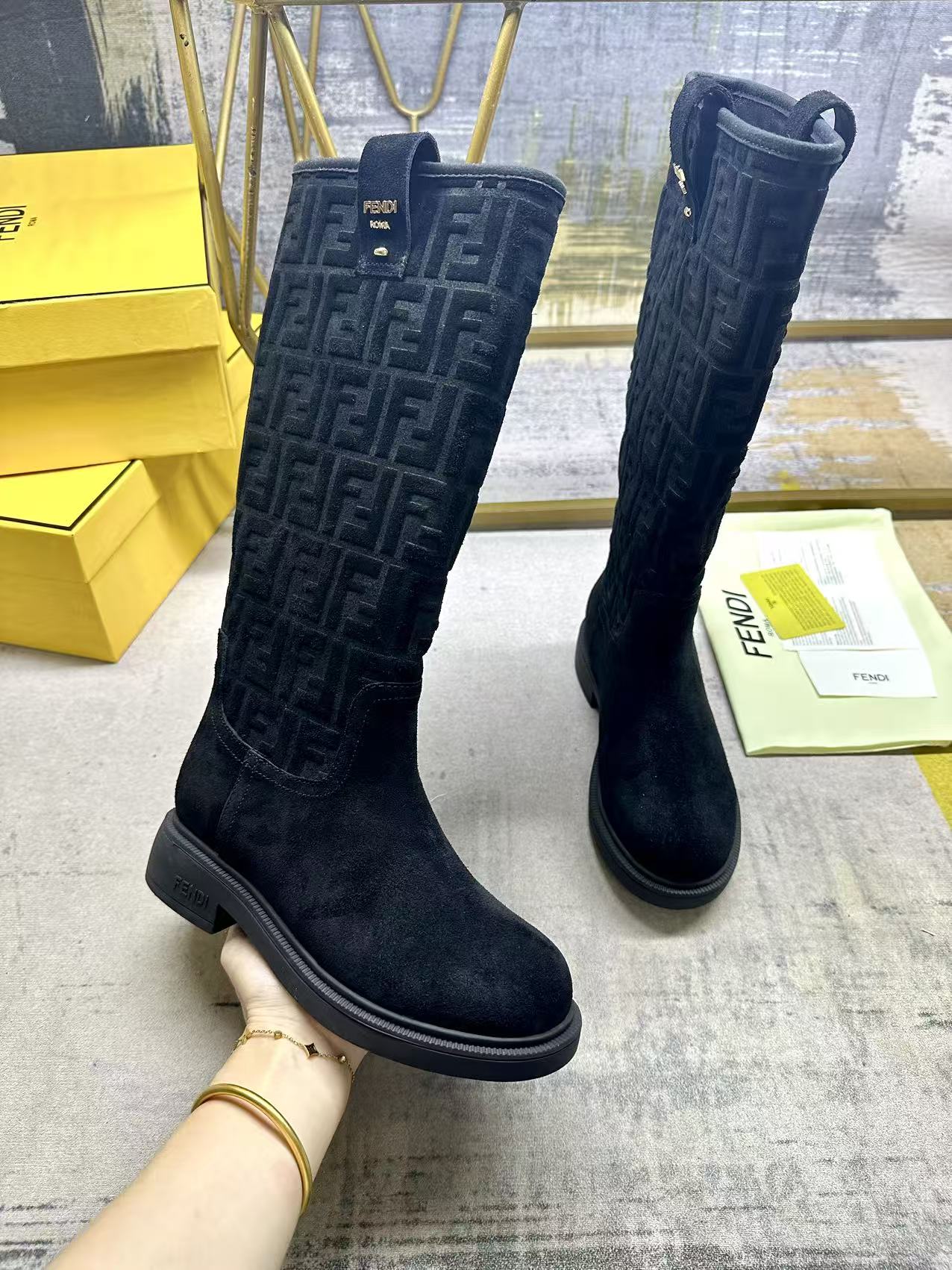 Fendi Suede Boots