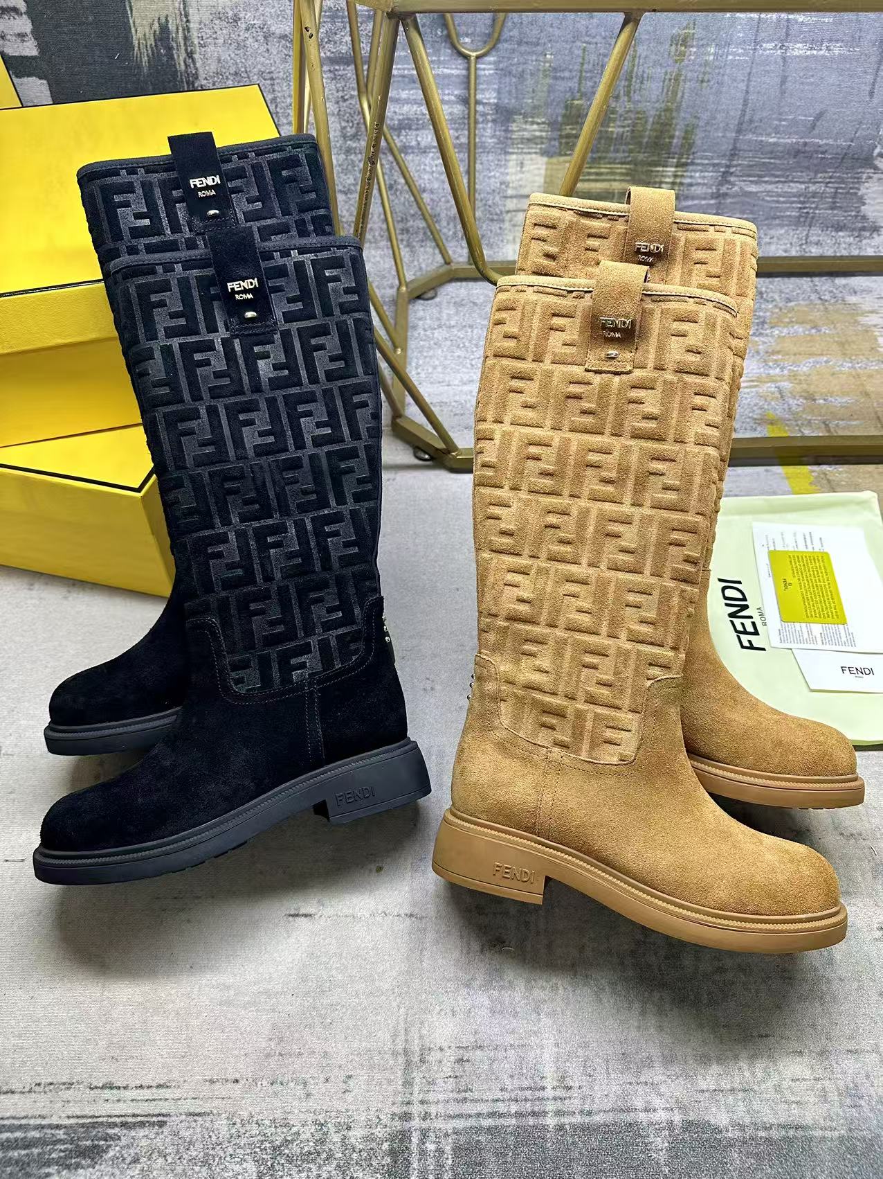 Fendi Suede Boots