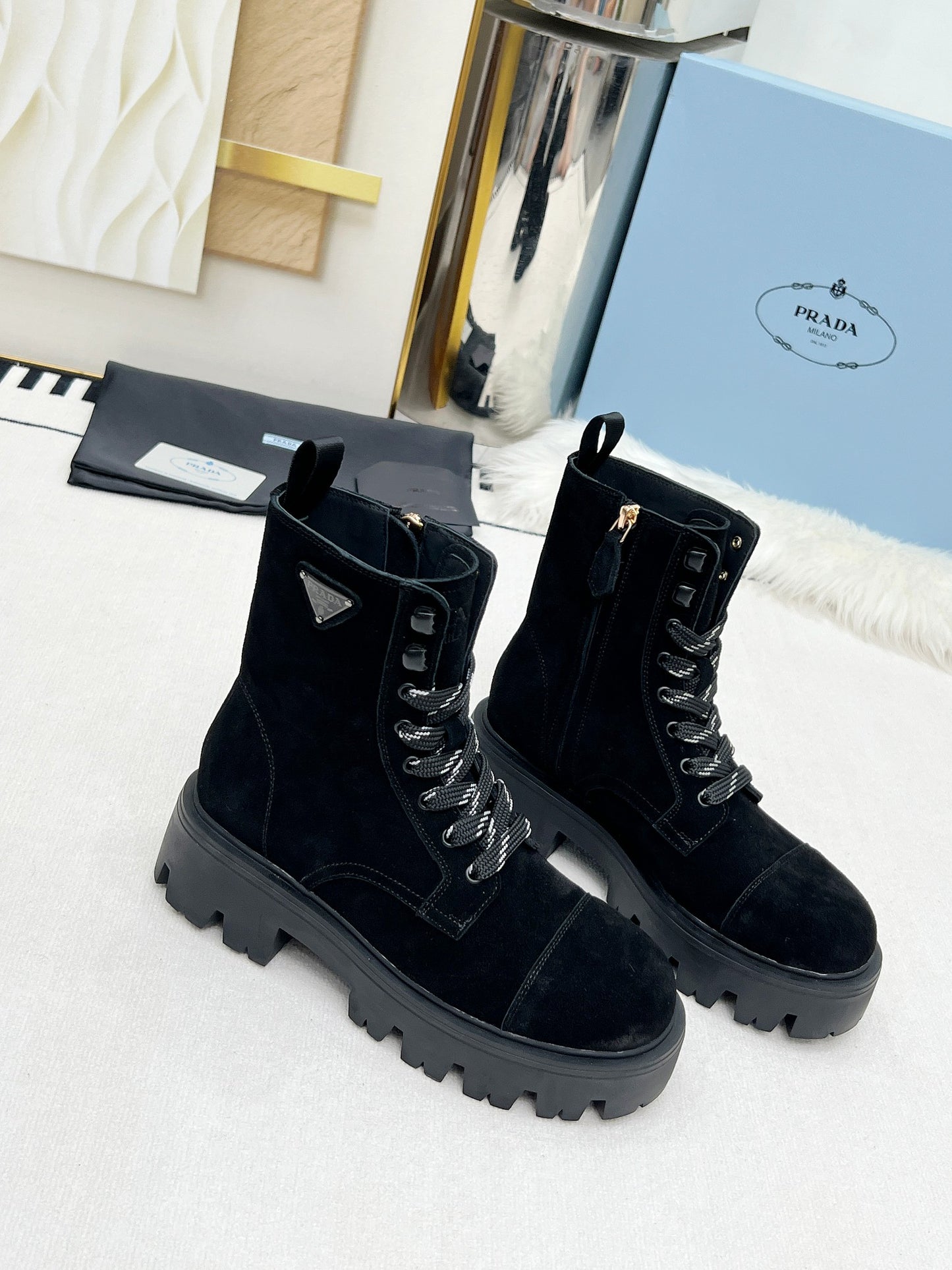 Fendi Suede Boots