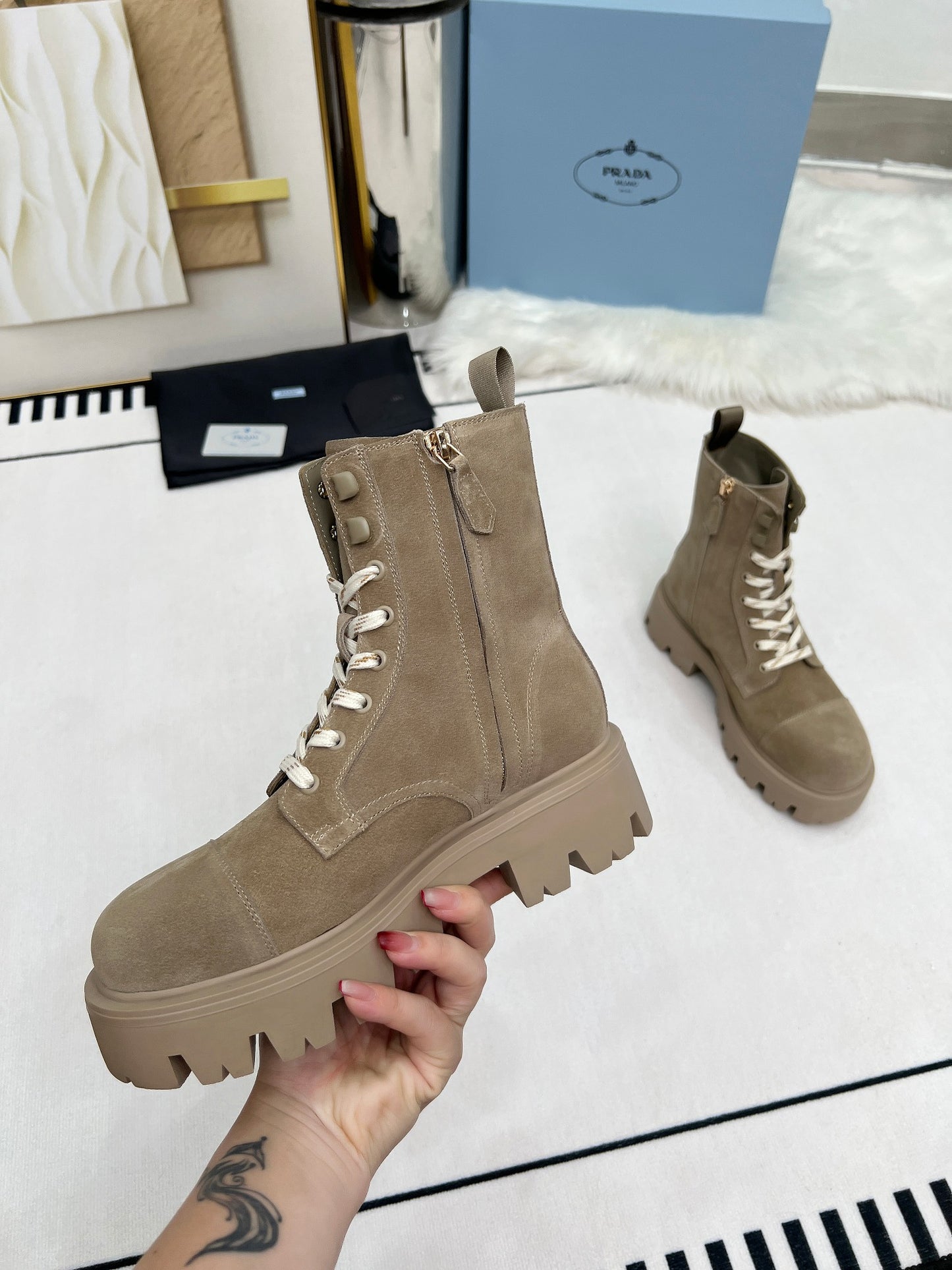 Fendi Suede Boots