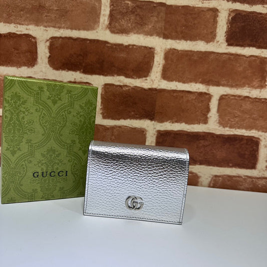 Gucci LEATHER CARD CASE WALLET
