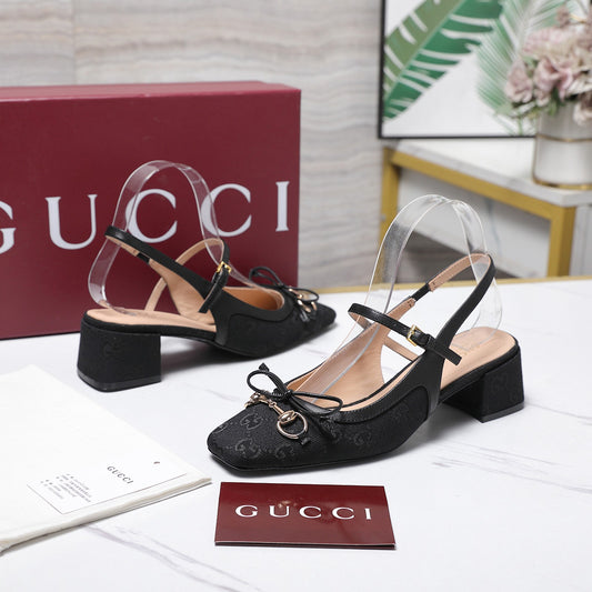 Gucci Heels Slides
