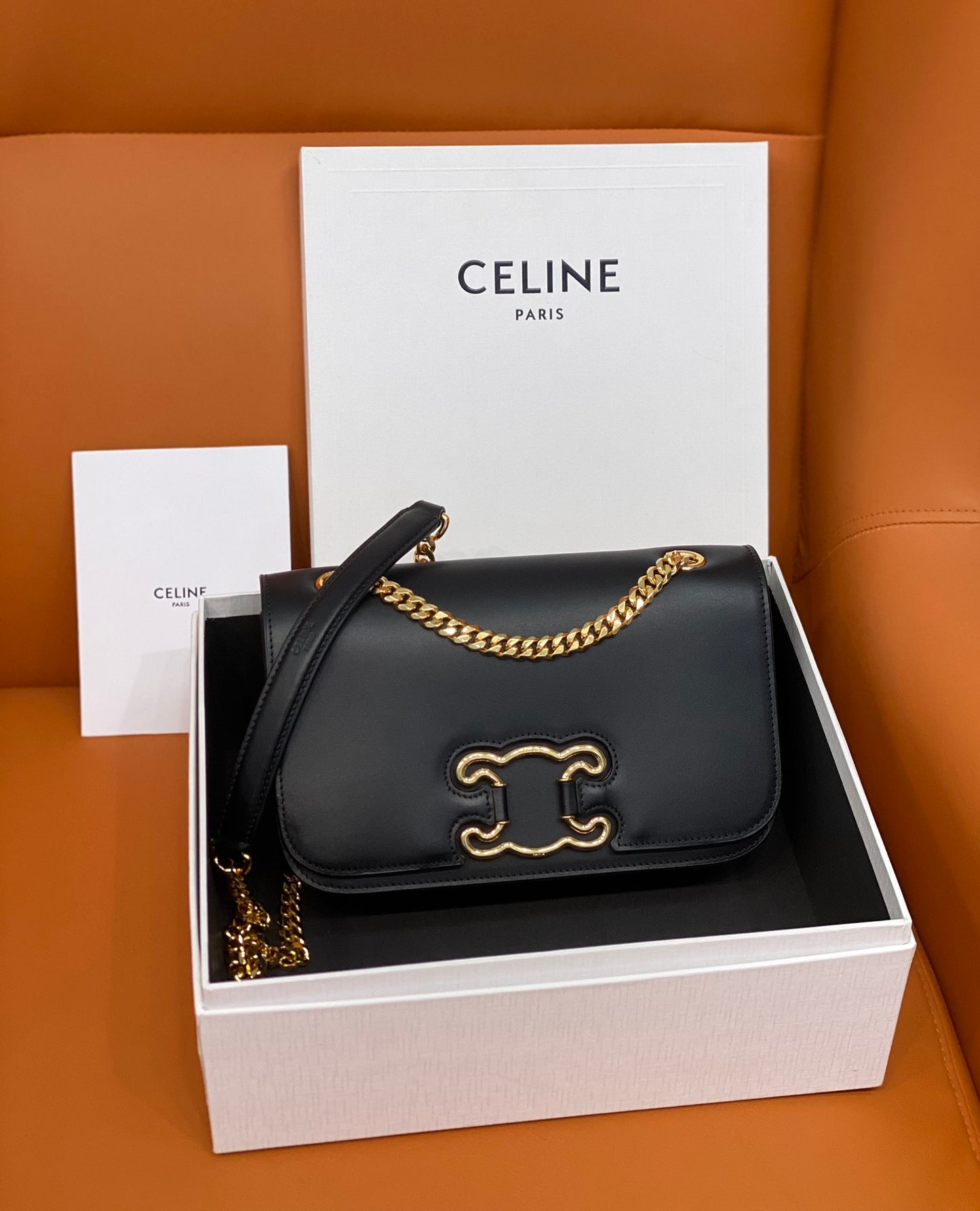 Celine Medium Bag Triomphe Frame