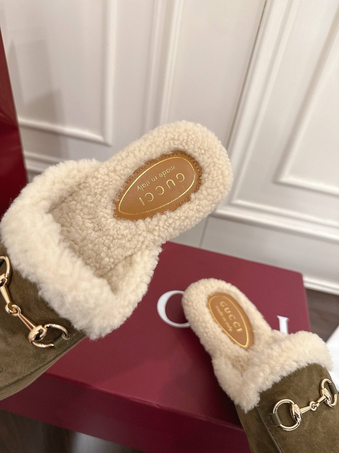 Gucci Teddy Flat Mules