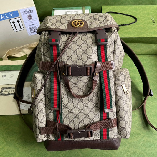 Gucci GG SKATEBOARD BACKPACK WITH WEB