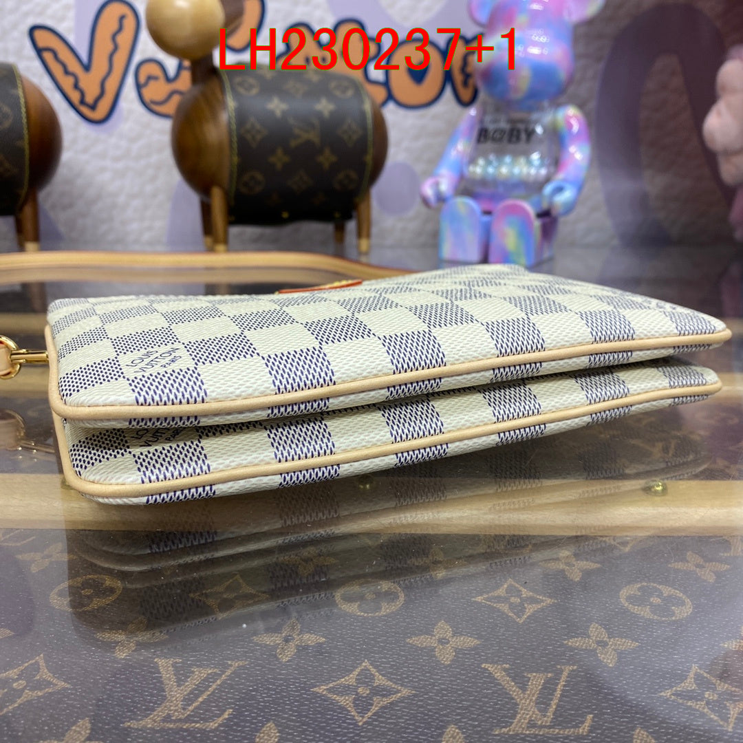 Louis Vuitton Double Zip Pochette Damier