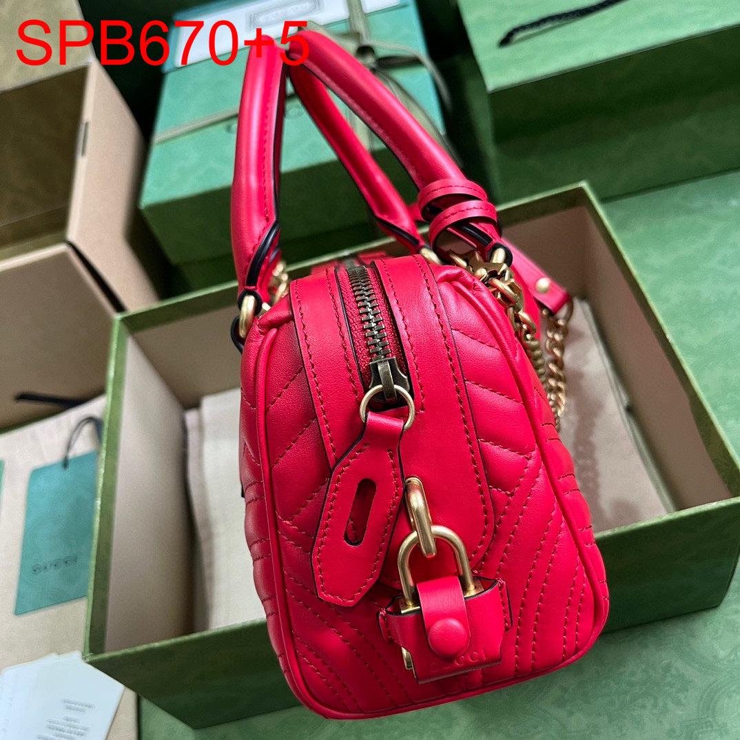 Gucci GG MARMONT SMALL TOP HANDLE BAG