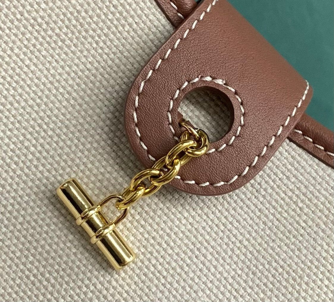 Loro Piana Bobbin Canvas bag